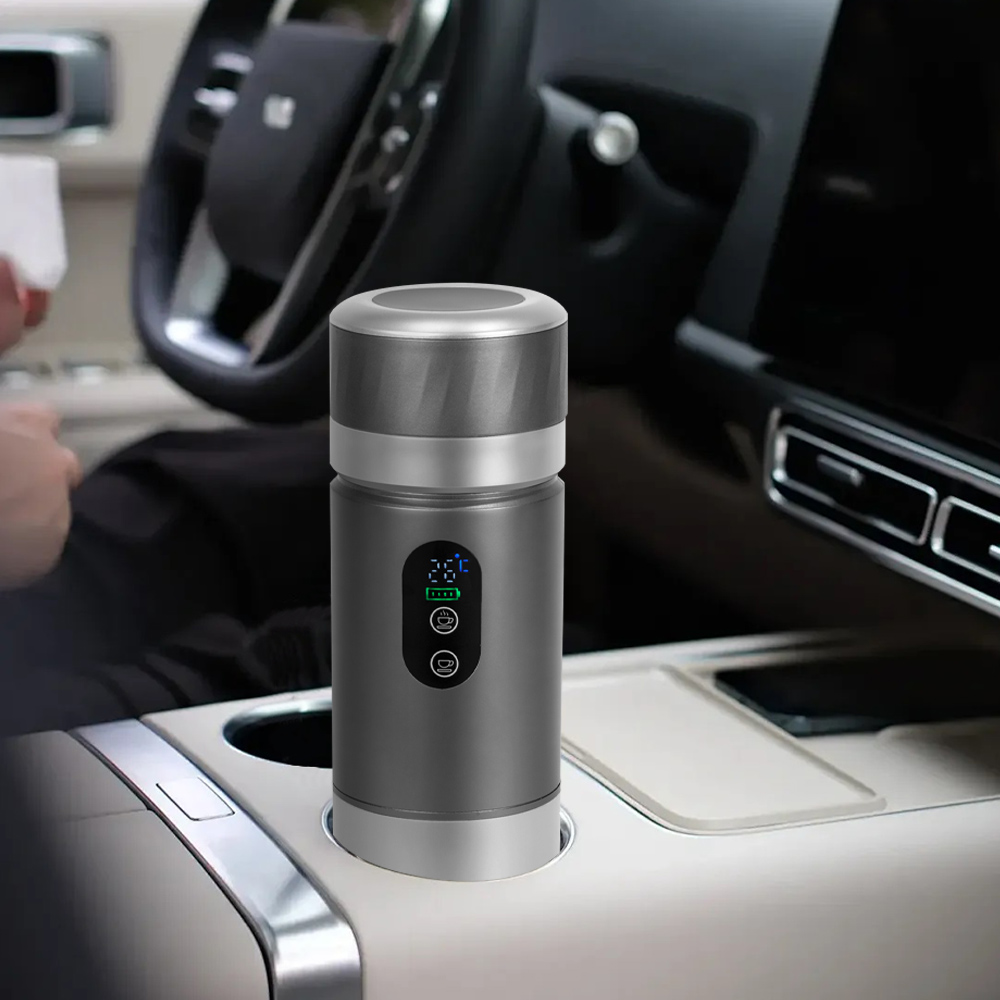Coffee & Tea Restaurant - Portable Self-Heating Espresso Coffee Maker LED
