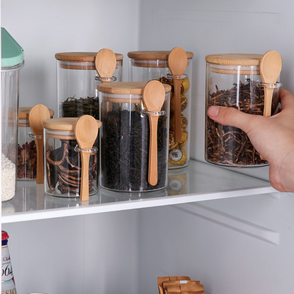 Coffee Tea Canister Set - Airtight Food Storage Plastic Containers Canister