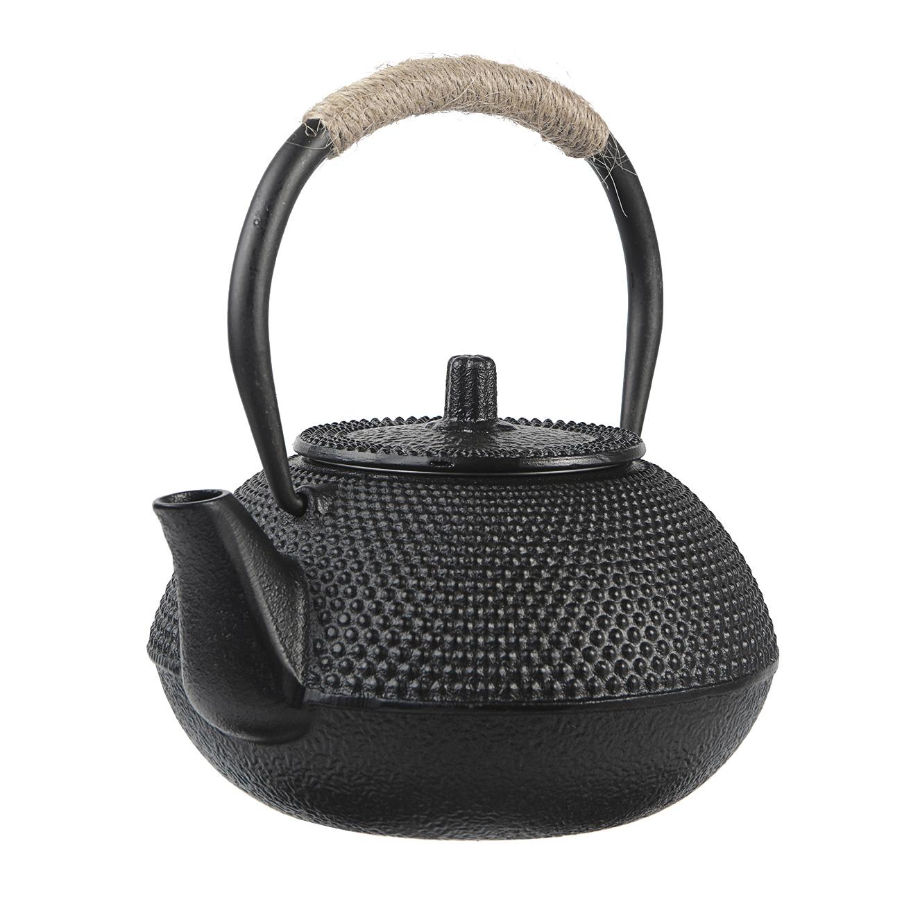 Cast Iron Teapot - 300/650ML Handmade Antique Cast Iron Teapot