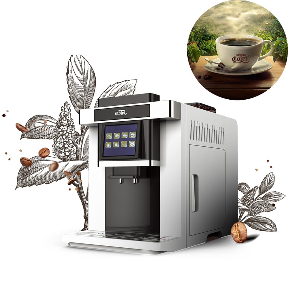 Coffee & Tea Restaurant - 230/110V 1300W 4 Languages Espresso Maker