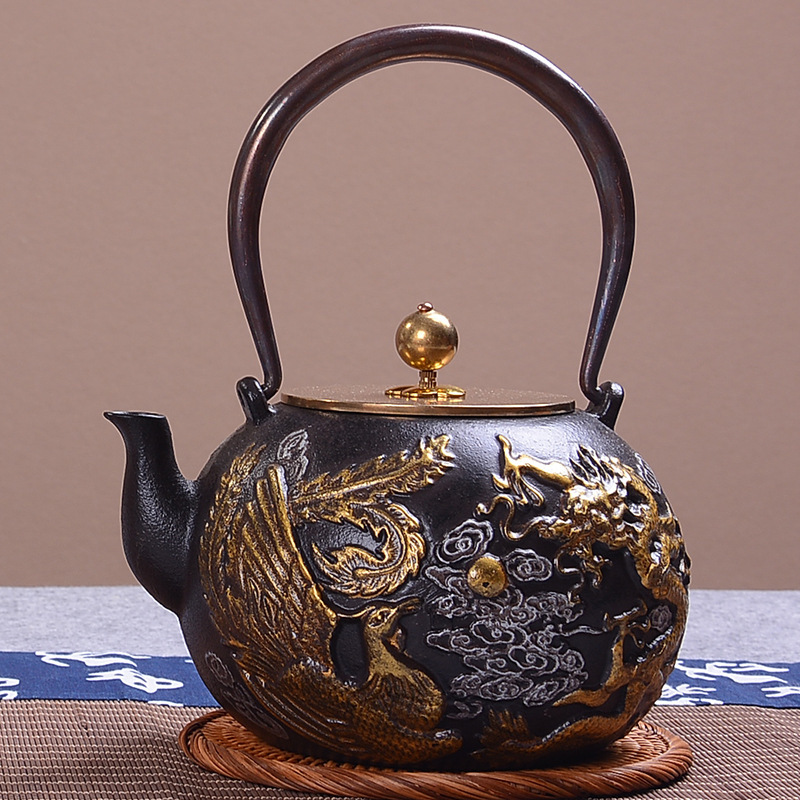 Cast Iron Teapot - 1.4 Japanese Tea Pot Exquisite Plum