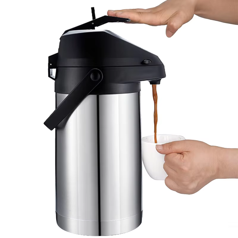 Dispenser Coffee And Tea - Stainless Steel Airpot Dispenser, 3L Hot
