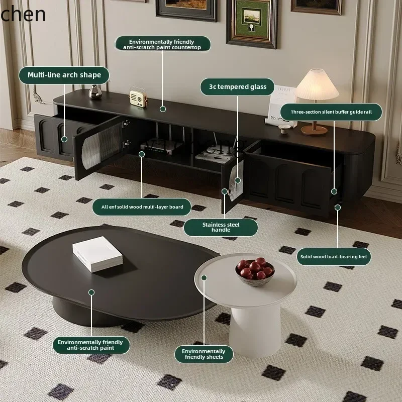 Coffee & Tea Restaurant - i5.15 retro TV cabinet coffee table