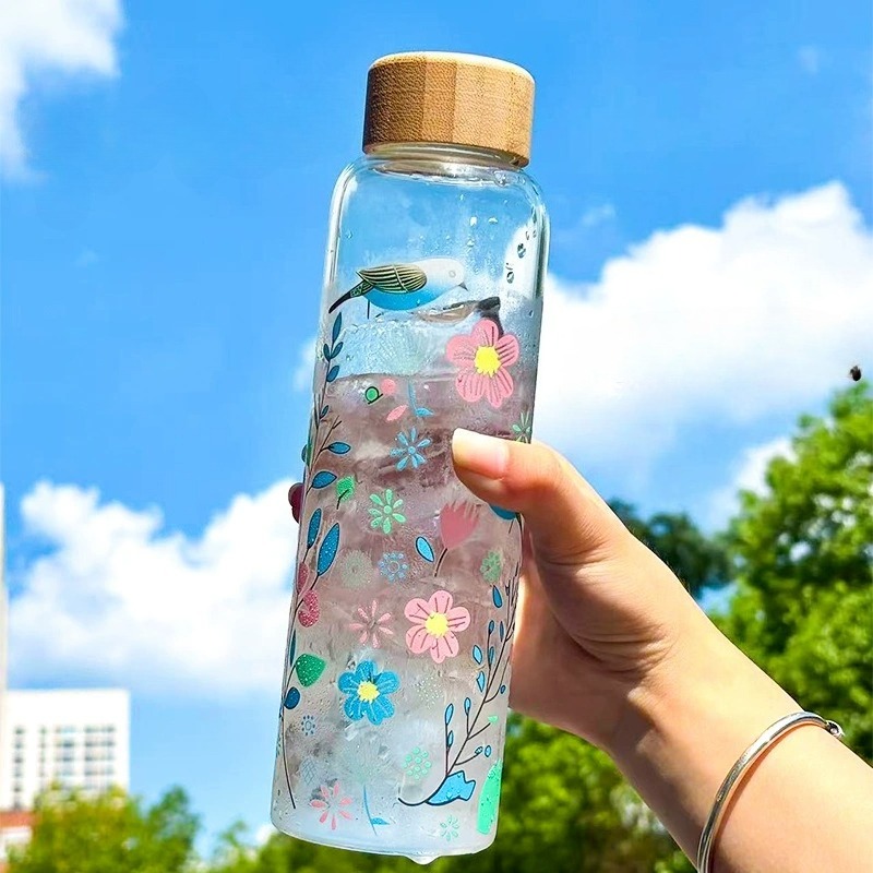 Cold Brew Bottle - Temperature Changing Glass Cup Large Borosilicate