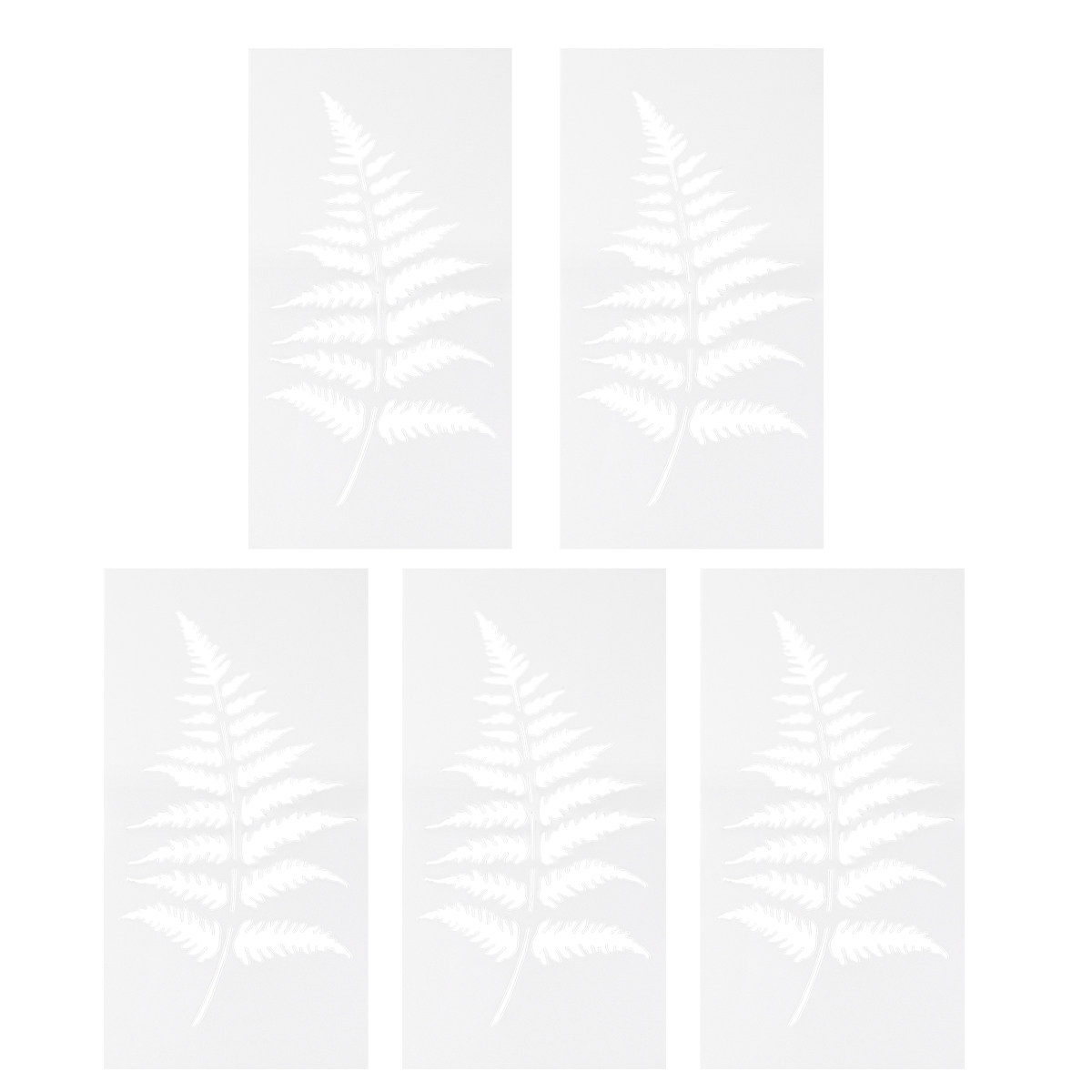 Coffee Stencil Art - 5Pcs High-Quality Plant Leaf Stencil Set