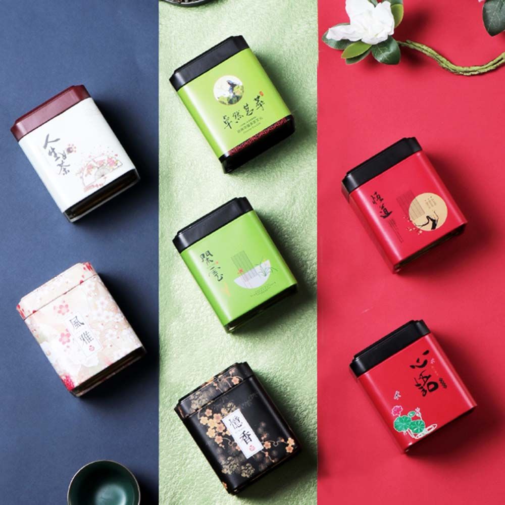 Coffee Tea Canister Set - Mini Small Kitchen Storage Sealed Canister