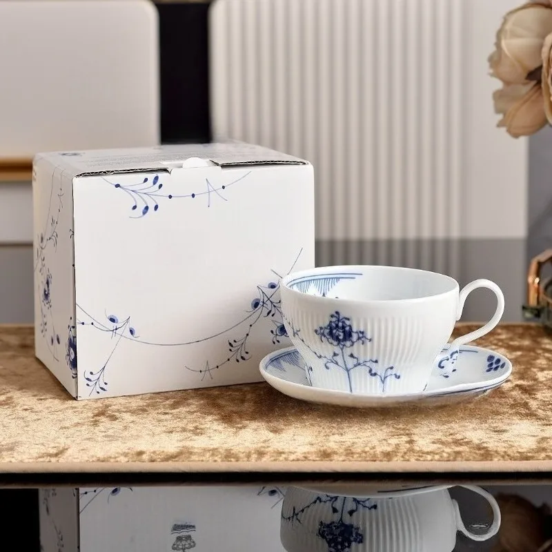 Nordic Royal Palm Floral Desig - Mug Tea Coffee ulasan dan harga