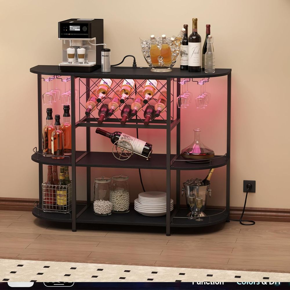 Black 3-Tier Coffee Table with - Coffee & Tea Restaurant ulasan dan harga