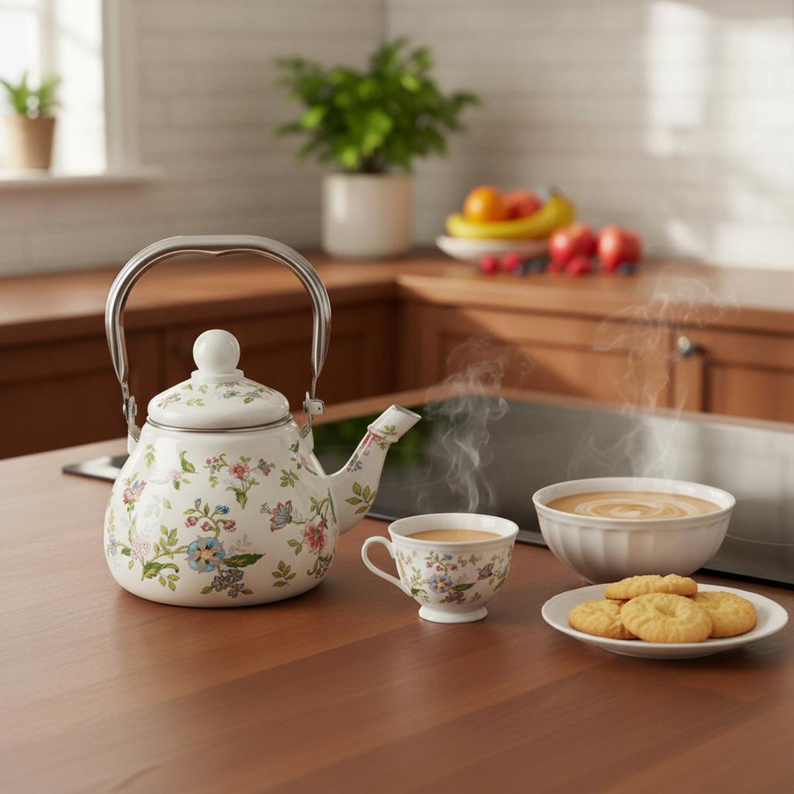 Enamel Tea Kettle Induction Co - Cast Iron Teapot ulasan dan harga