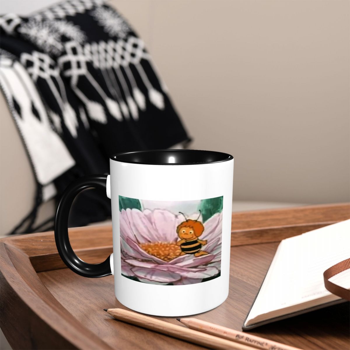 Maya The Bee Mug Funny Ceramic - Maya Coffee & Tea Ulasan ulasan dan harga