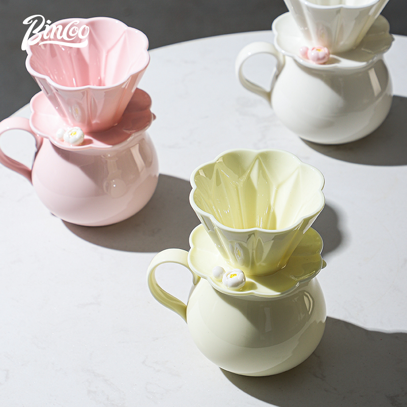 Bincoo-Ceramic Hand Brewing Po - Coffee Tea Pot ulasan dan harga