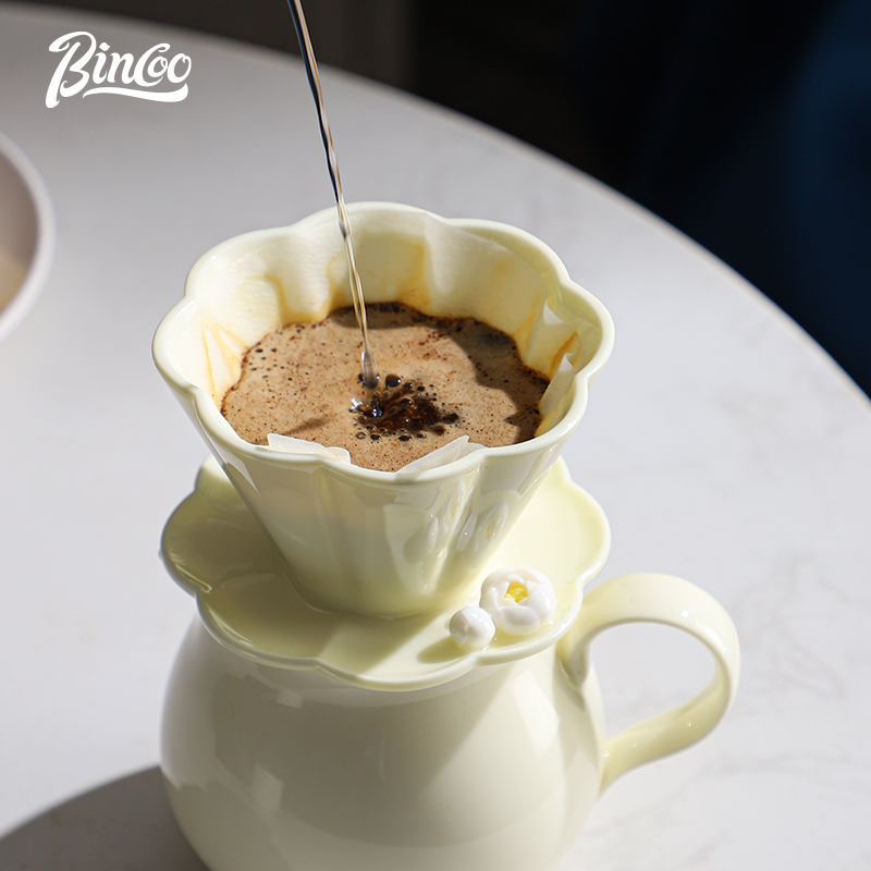 Bincoo-Ceramic Hand Brewing Po - Coffee Tea Pot ulasan dan harga