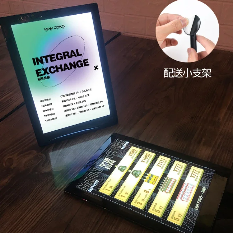 Illuminated LED Wine List Disp - Coffee Tea Menu ulasan dan harga