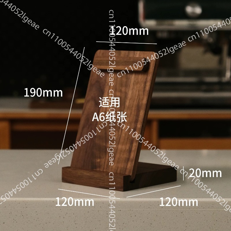 Black walnut desktop display c - Coffee Tea Menu ulasan dan harga