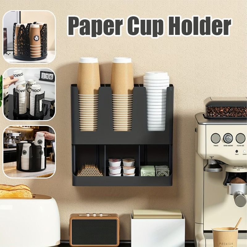 360° Rotatable Cup Holder 4 Co - Dispenser Coffee And Tea ulasan dan harga