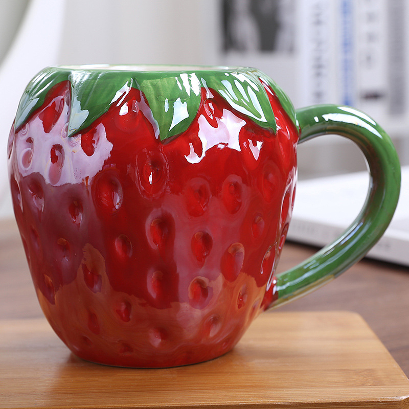Creative Fruit Shape Mug Ceram - Coffee Tea Difference ulasan dan harga
