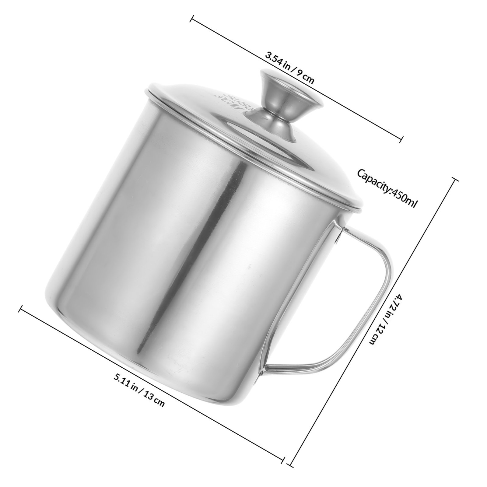 Stainless Steel Cup Double Lay - Mug Tea Coffee ulasan dan harga