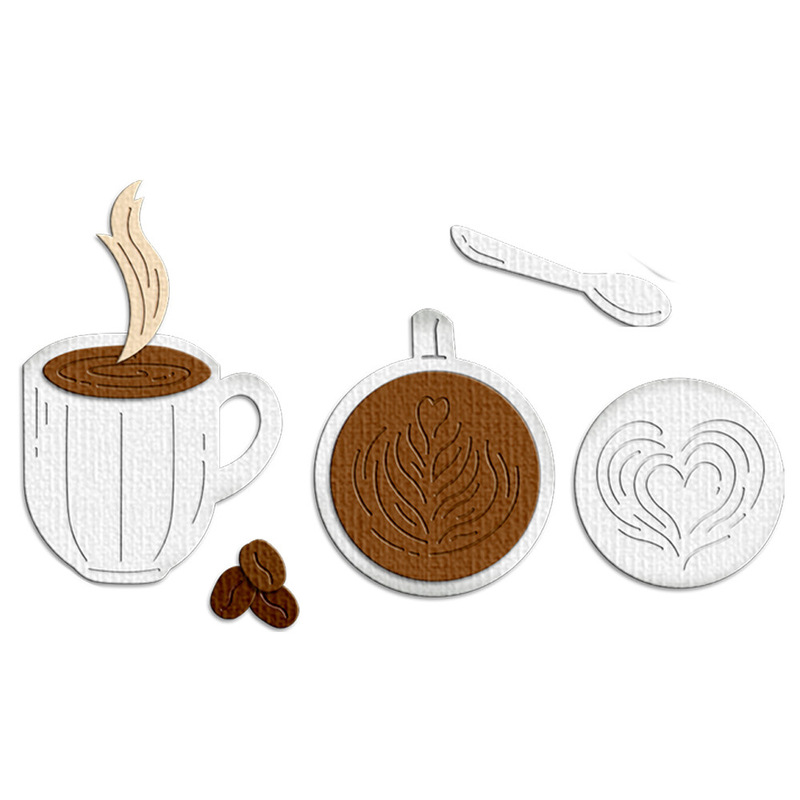 Heart Latte Art Coffee Cup Cof - Coffee Stencil Art ulasan dan harga