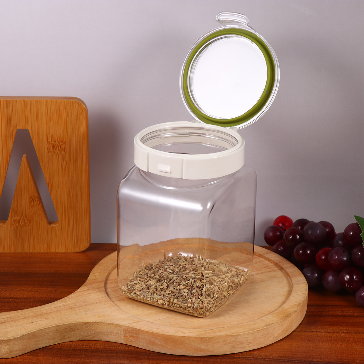1.1L Airtight Food Storage Jar - Coffee Tea Canister Set ulasan dan harga