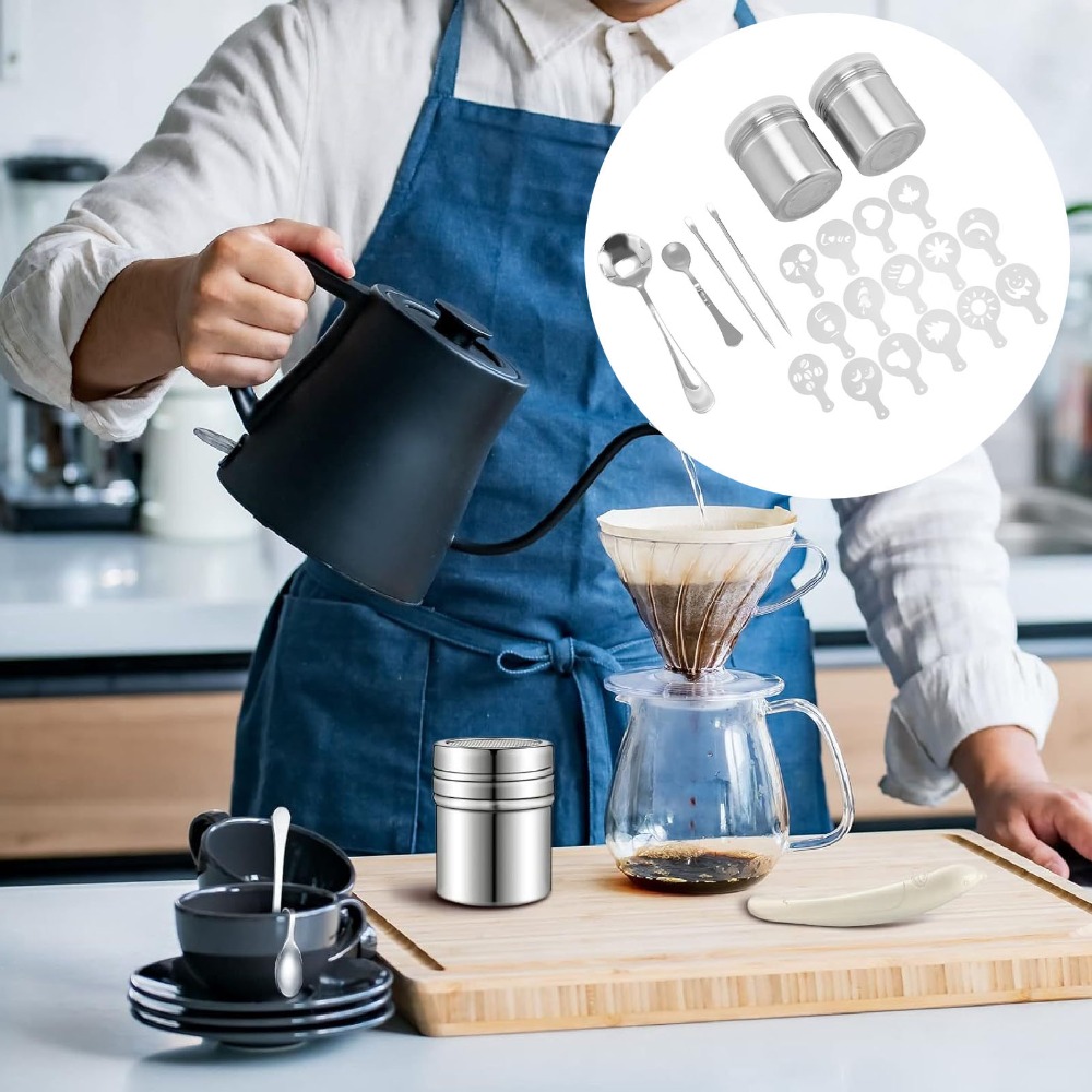 Stainless Steel Latte Art Pen  - Coffee Stencil Art ulasan dan harga