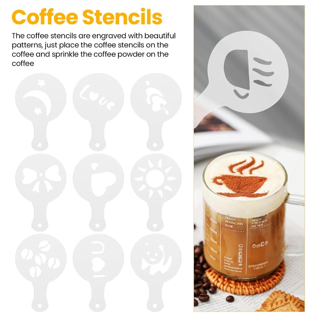 Stainless Steel Latte Art Pen  - Coffee Stencil Art ulasan dan harga