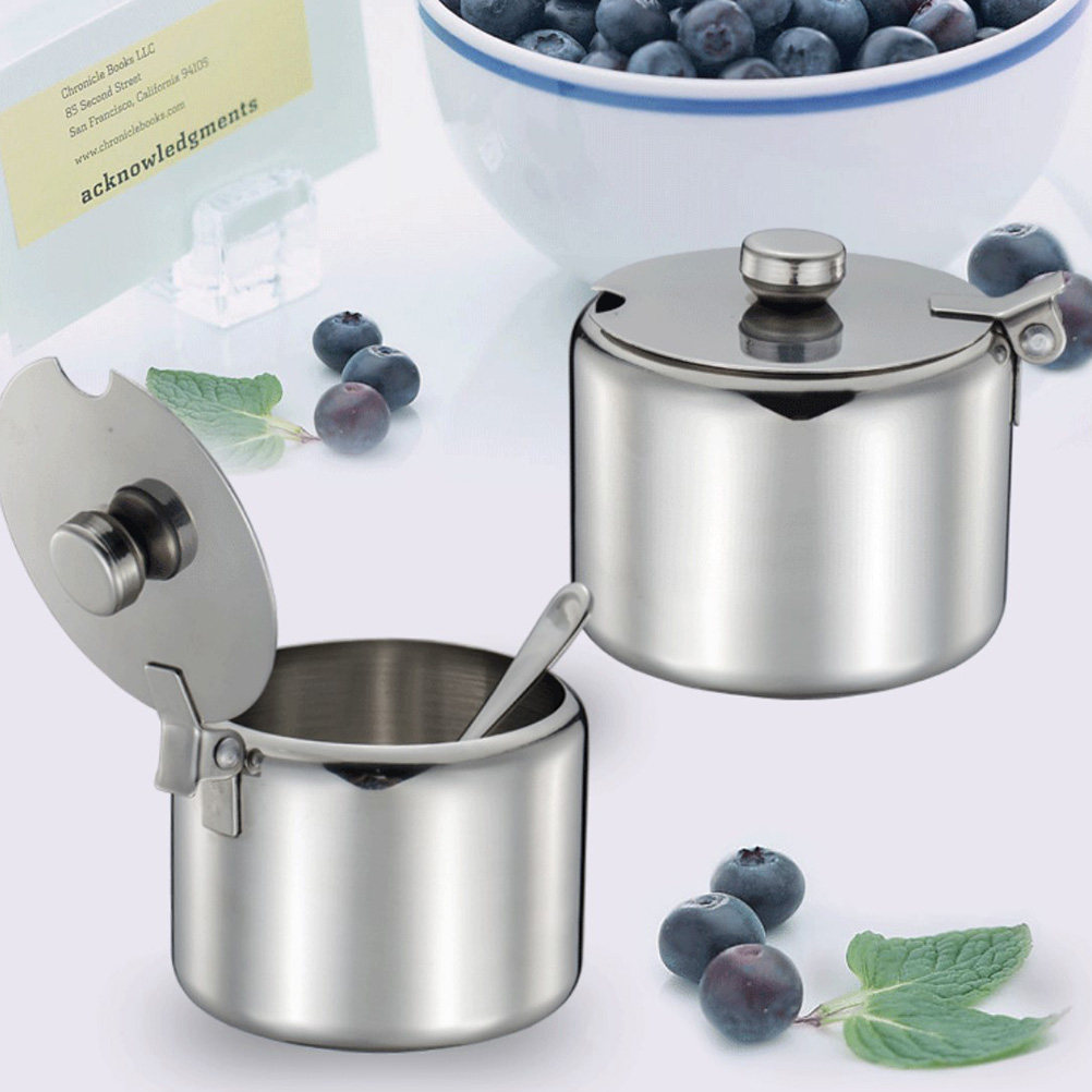 Premium Food Grade Stainless S - Coffee Tea And Sugar Canisters ulasan dan harga