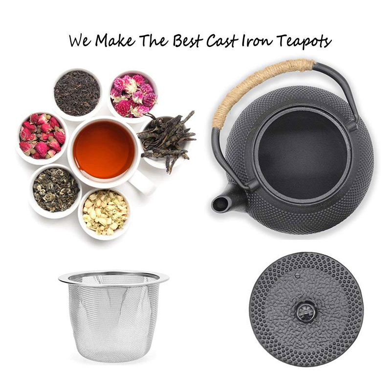 UPORS Japanese Iron Tea Pot wi - Cast Iron Teapot ulasan dan harga