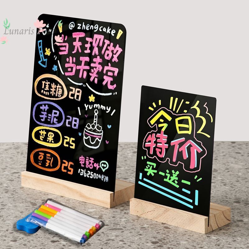 A4 rewritable stall advertisin - Coffee Tea Menu ulasan dan harga