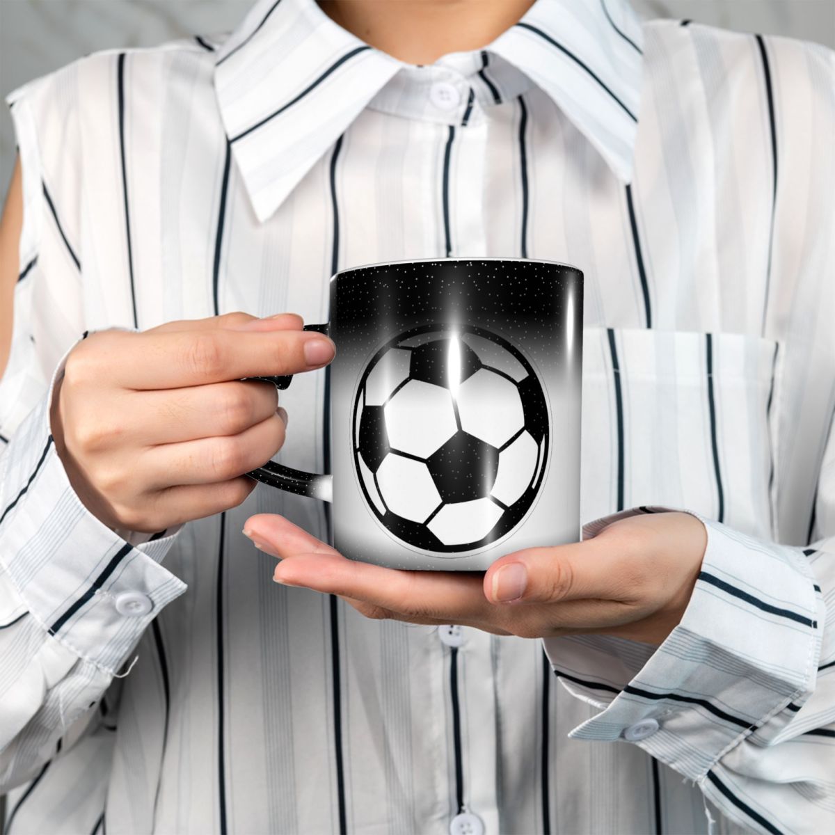 Soccer Ball Football Icon Mug  - Coffee Tea Icon ulasan dan harga