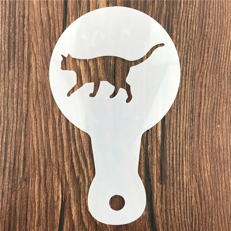 5Pcs DIY Coffee Latte Art Sten - Coffee Stencil Art ulasan dan harga
