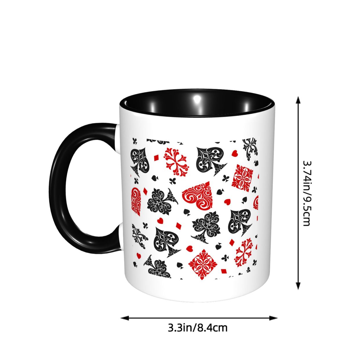 Playing Card Icons Mug Funny C - Coffee Tea Icon ulasan dan harga