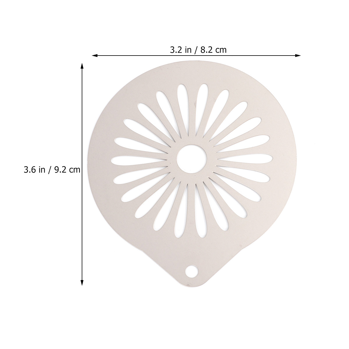 1Set Coffee Stencils Stainless - Coffee Stencil Art ulasan dan harga