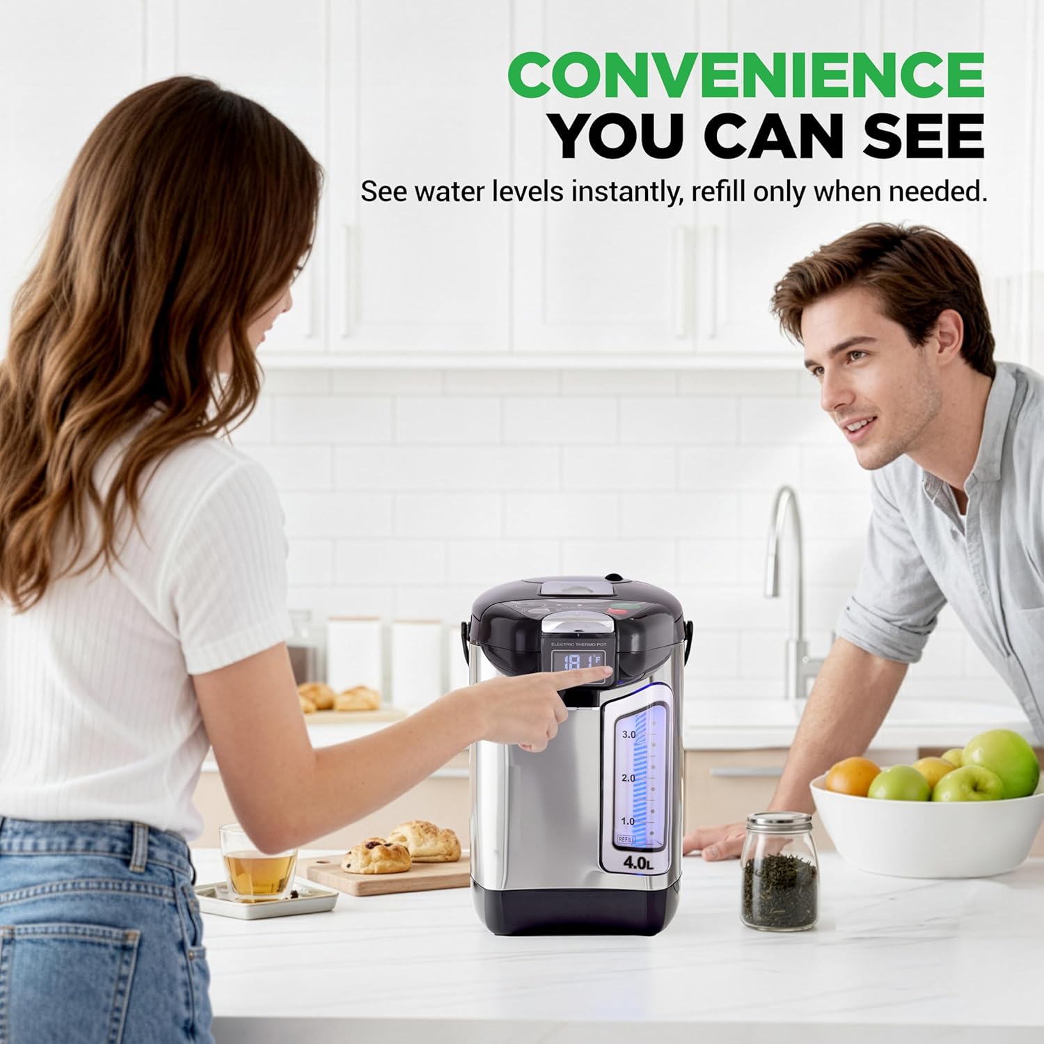 4L Electric Hot Water Dispense - Dispenser Coffee And Tea ulasan dan harga