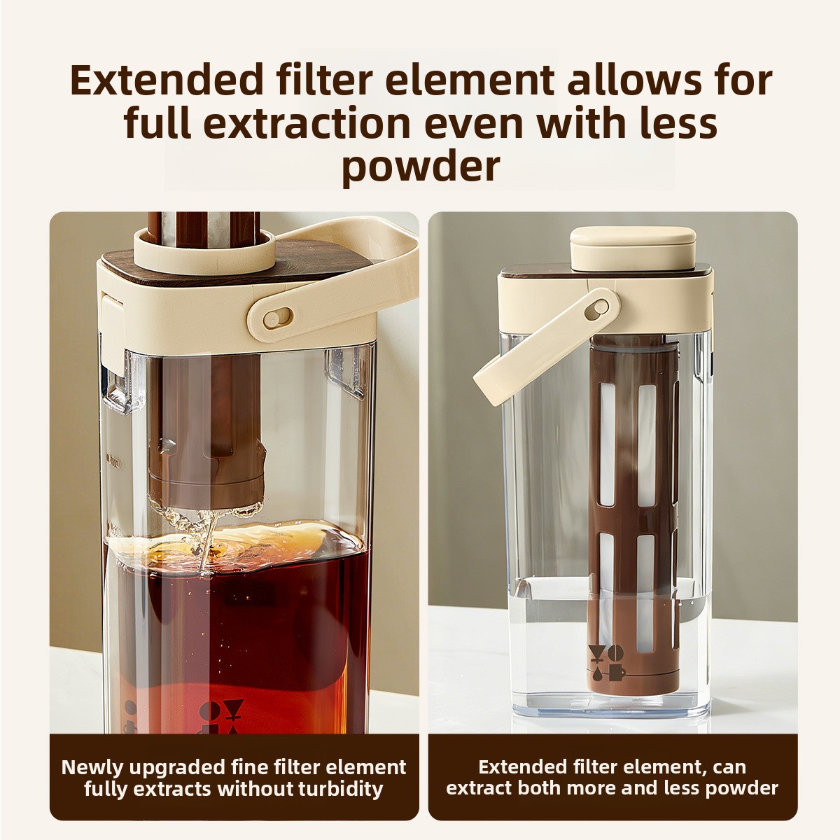 Large Capacity Coffee Cold Bre - Coffee Tea Pot ulasan dan harga