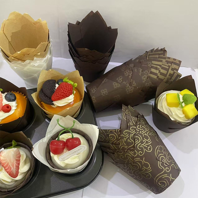50Pcs/100Pcs/200Pcs Tulip Cake - Mug Tea Coffee ulasan dan harga