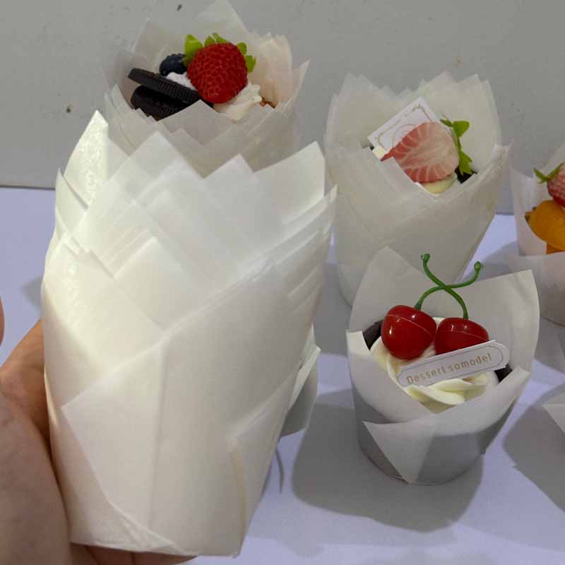 50Pcs/100Pcs/200Pcs Tulip Cake - Mug Tea Coffee ulasan dan harga