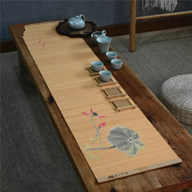 Bamboo Cup Mat Kung Fu Tea Acc - Coffee Tea Place ulasan dan harga