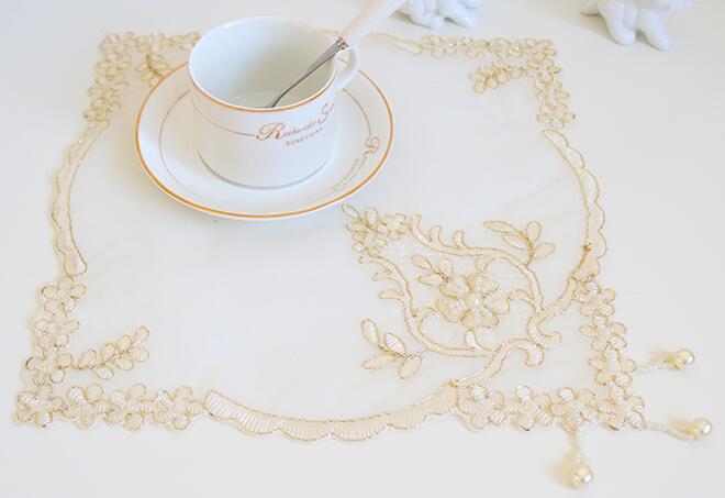 Luxury Sequin Lace Embroidery  - Coffee Tea Place ulasan dan harga