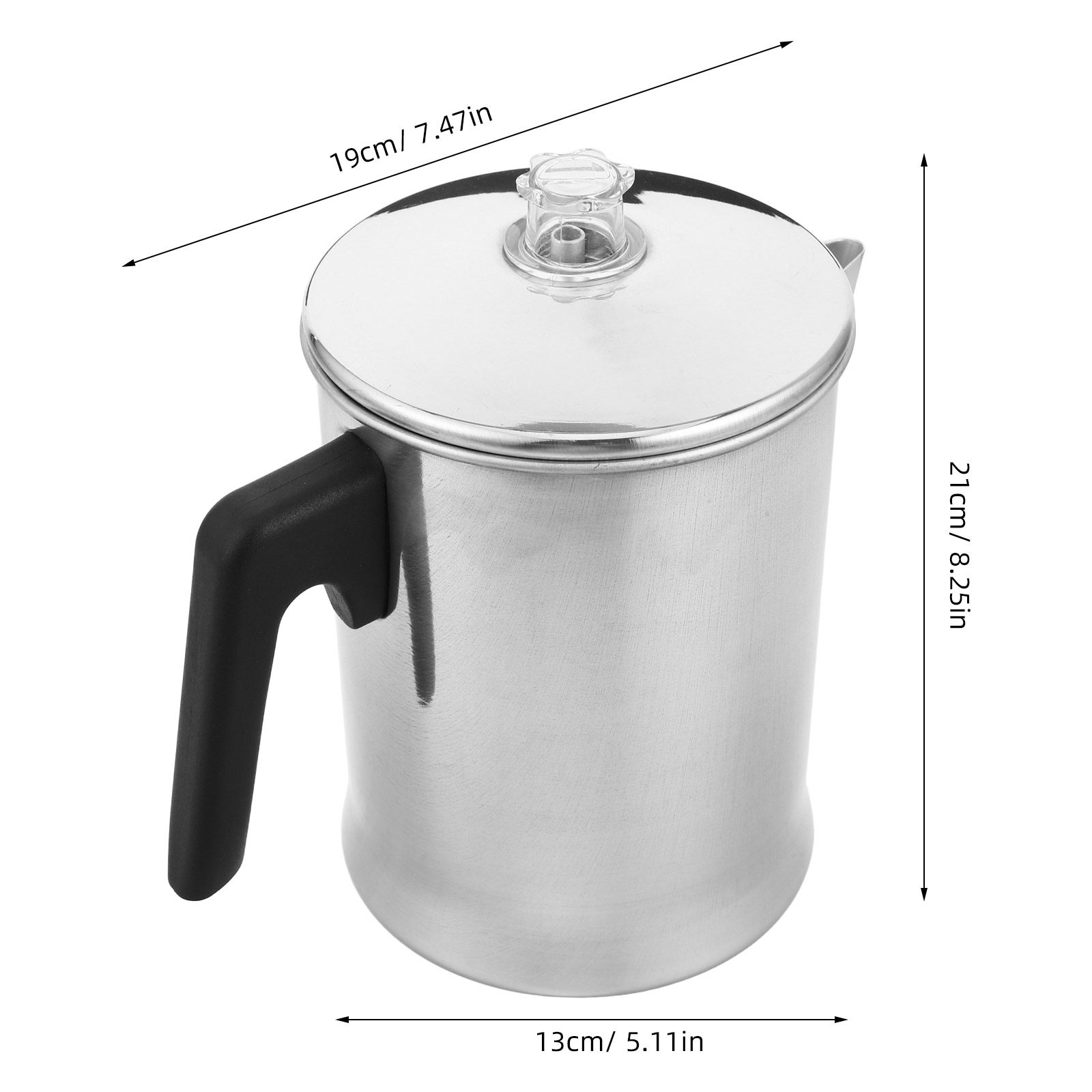 1.8L Aluminum Camping Coffee P - Coffee Tea Pot ulasan dan harga