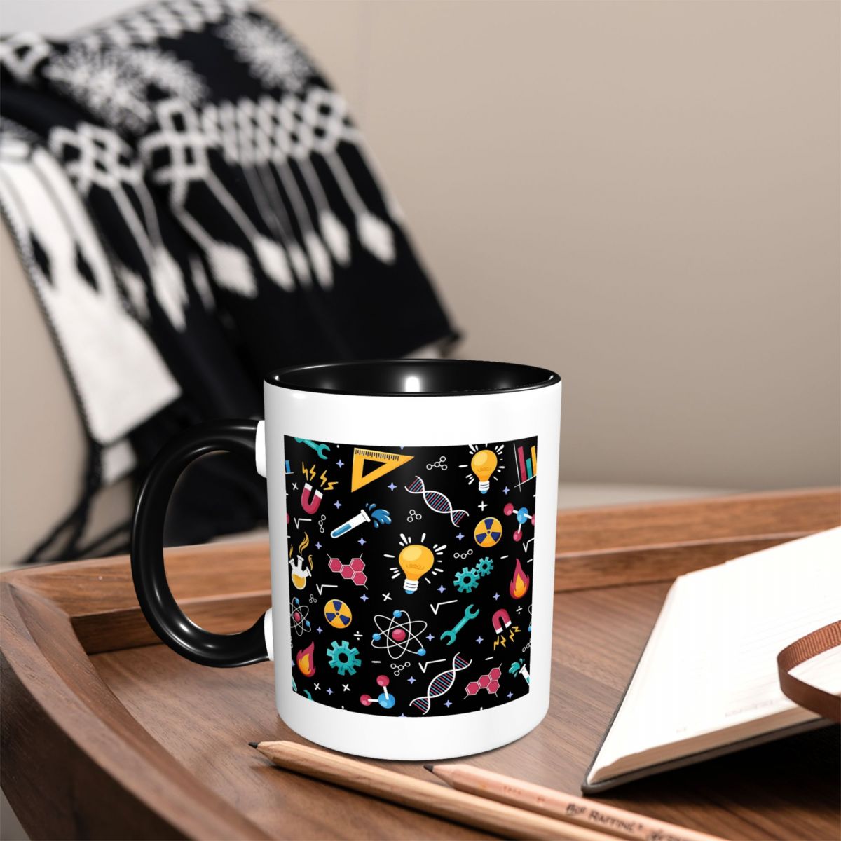 STEM Icons Pattern Science Eng - Coffee Tea Icon ulasan dan harga
