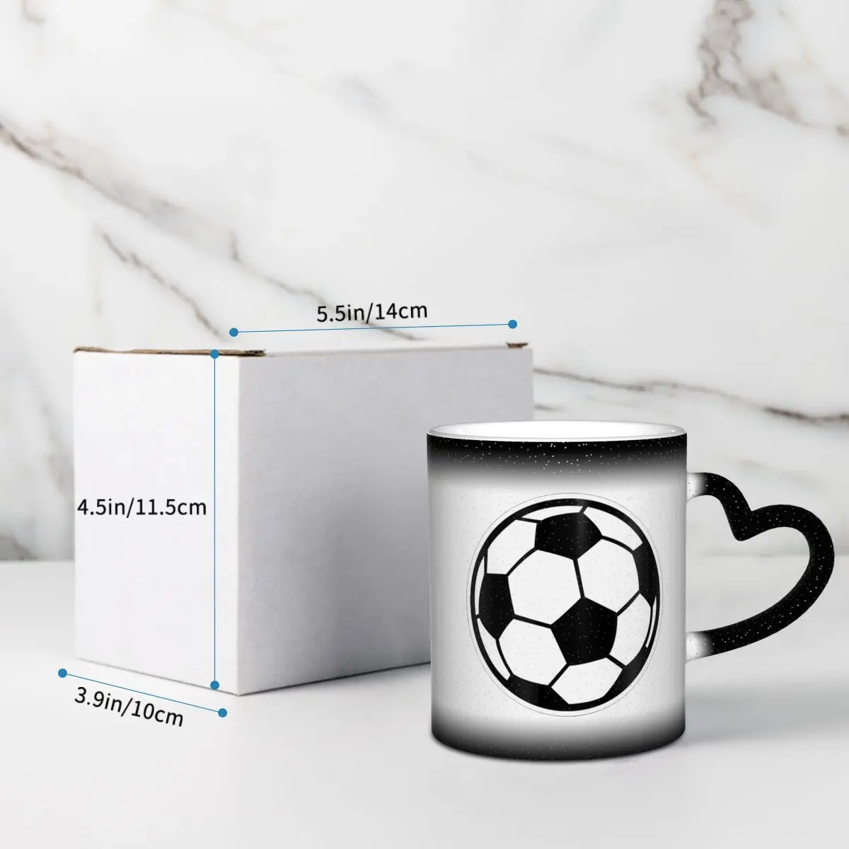 Soccer Ball Football Icon Mug  - Coffee Tea Icon ulasan dan harga
