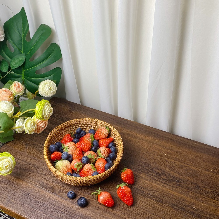 Vietnam Rattan Fruit Basket Te - Vietnam Coffee Tea ulasan dan harga