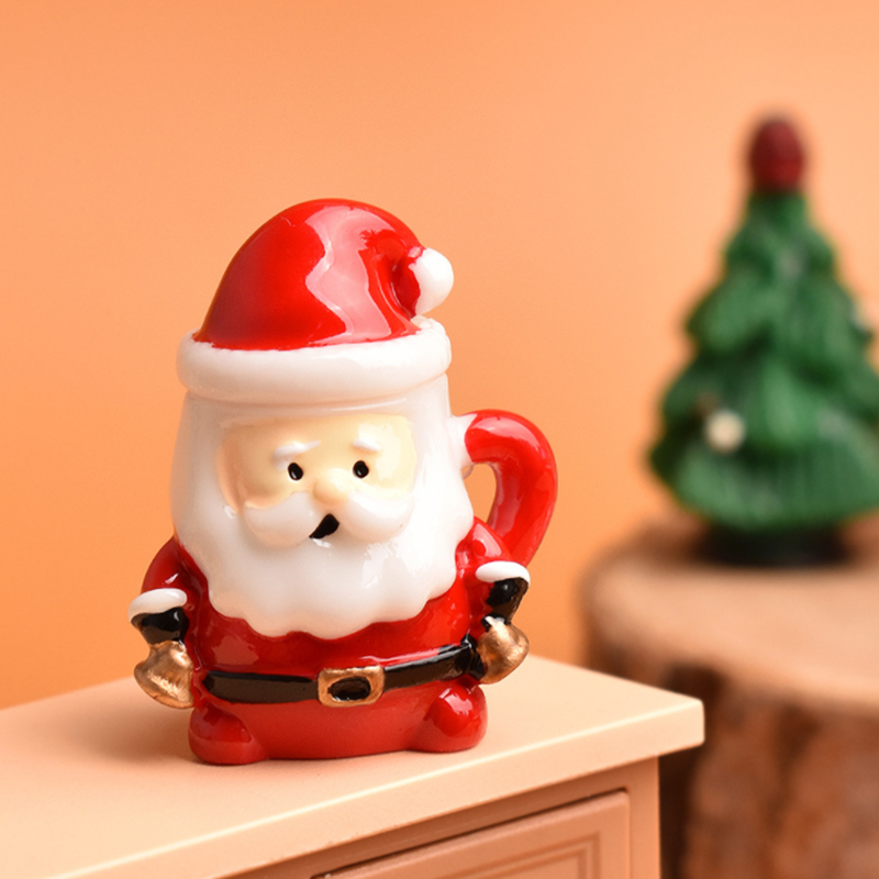 Mini Santa Teacup Ornament - R - Mug Tea Coffee ulasan dan harga