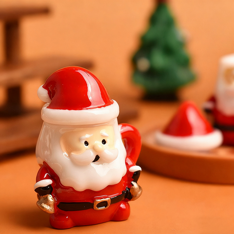 Mini Santa Teacup Ornament - R - Mug Tea Coffee ulasan dan harga