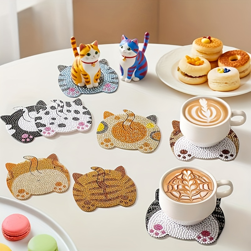 8-piece DIY Diamond Painting W - Mug Tea Coffee ulasan dan harga