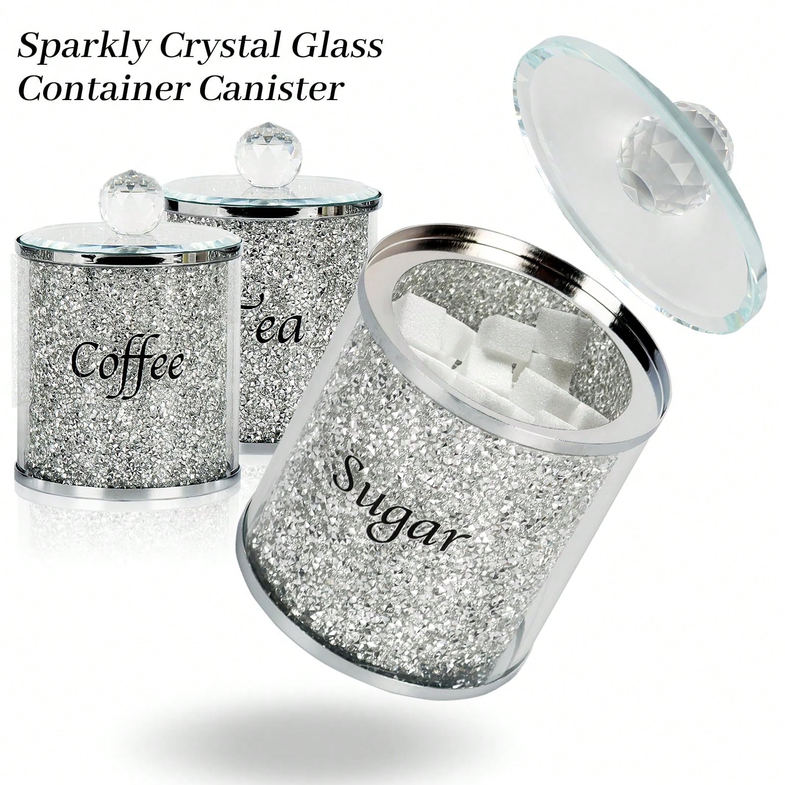 Coffee Sugar Tea Canister Set  - Coffee Tea Canister Set ulasan dan harga