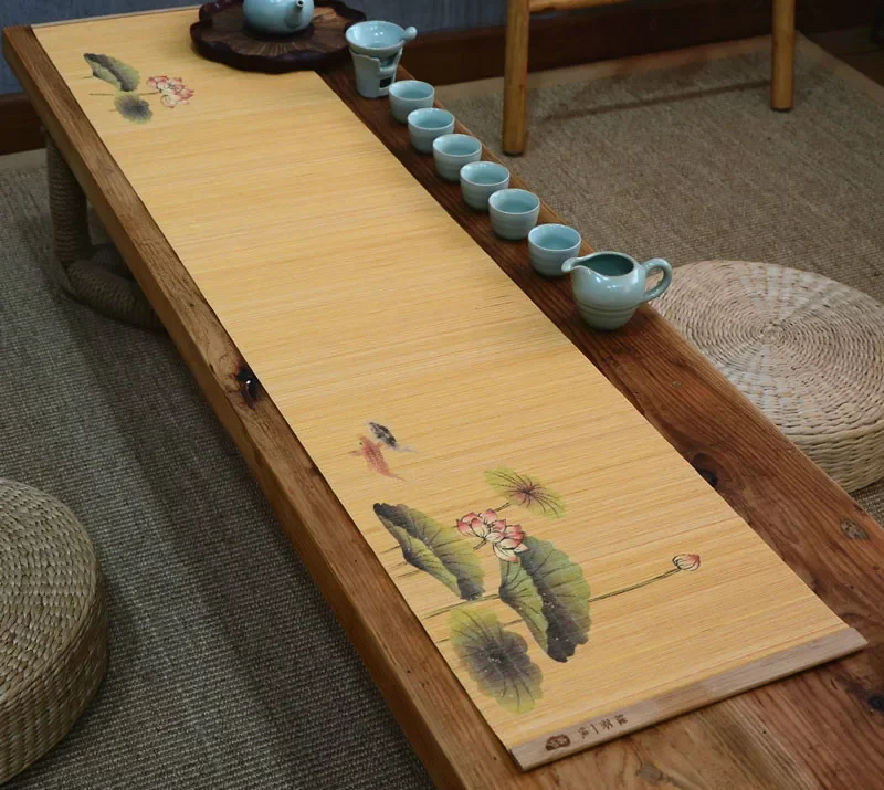 Bamboo Cup Mat Kung Fu Tea Acc - Coffee Tea Place ulasan dan harga