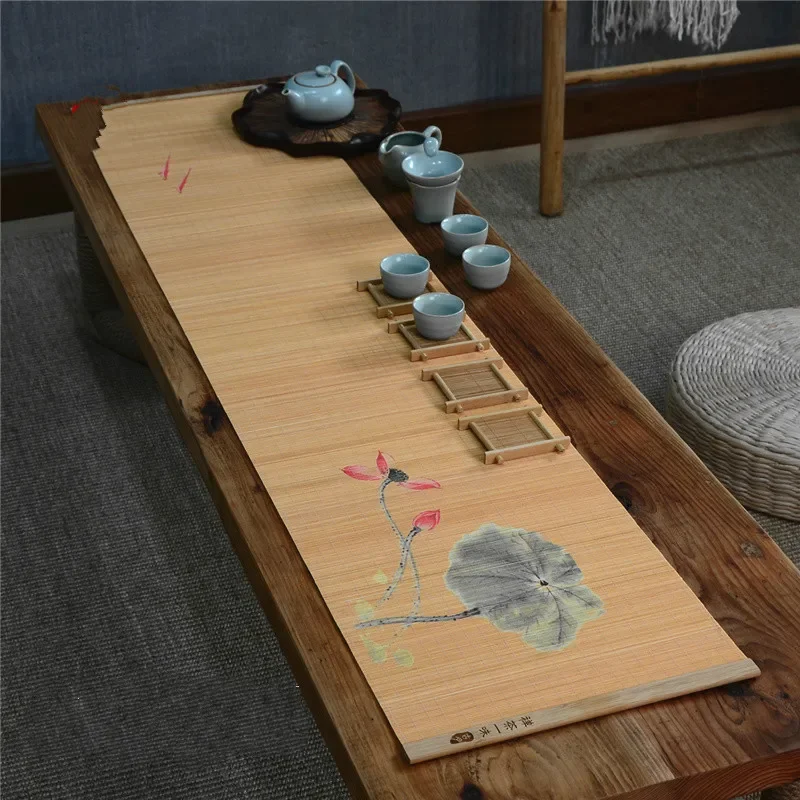 Bamboo Cup Mat Kung Fu Tea Acc - Coffee Tea Place ulasan dan harga