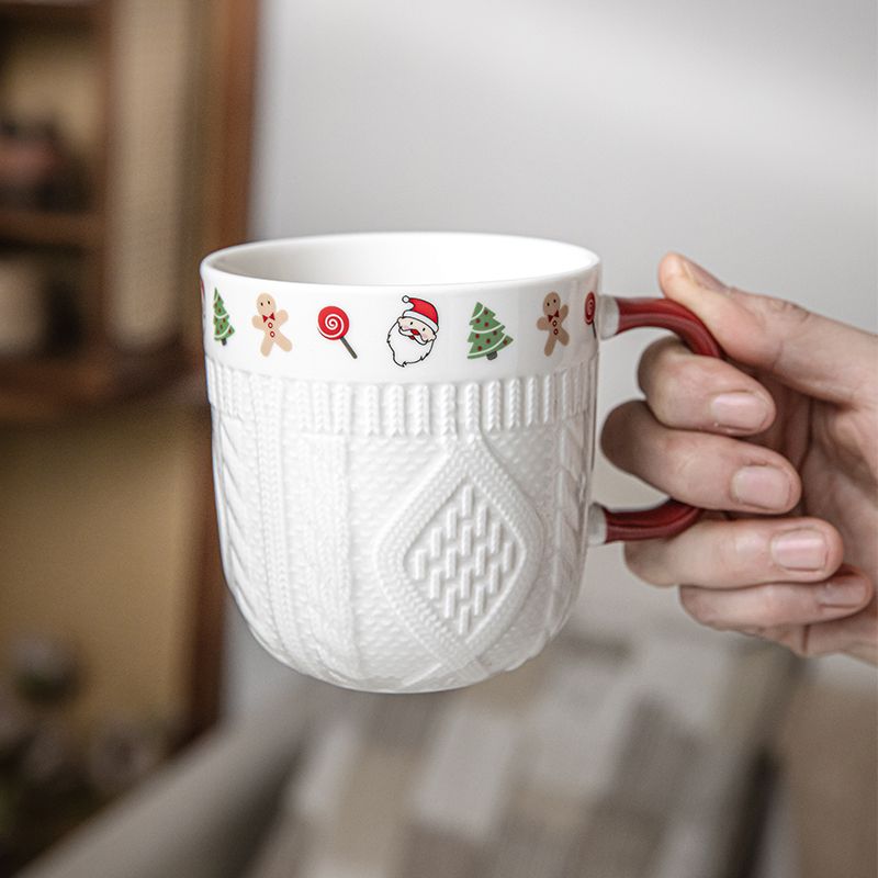 380ml Christmas Sweater Cerami - Coffee Tea Icon ulasan dan harga