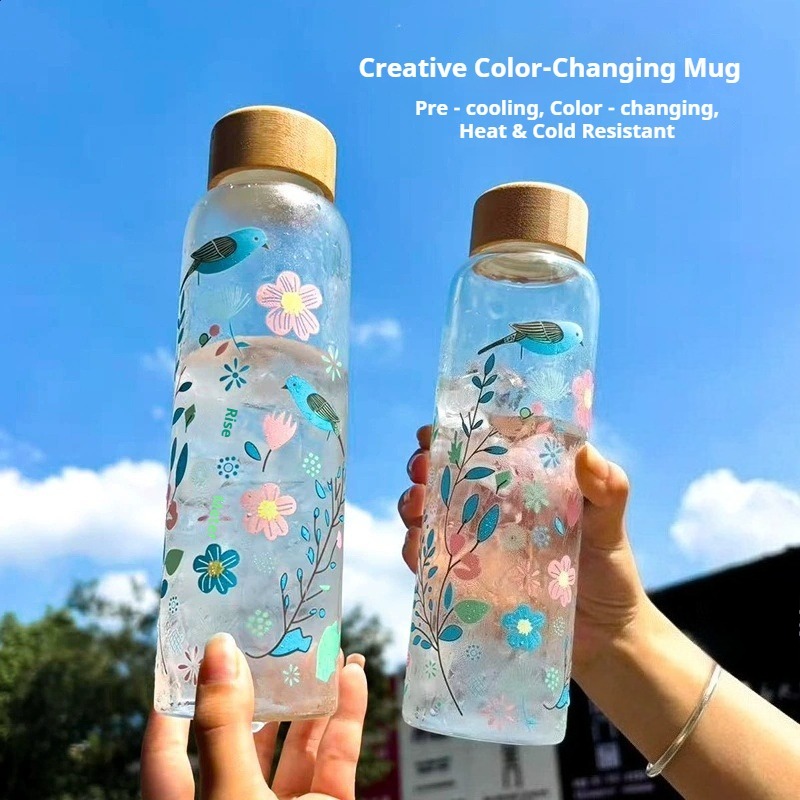 Temperature Changing Glass Cup - Cold Brew Bottle ulasan dan harga